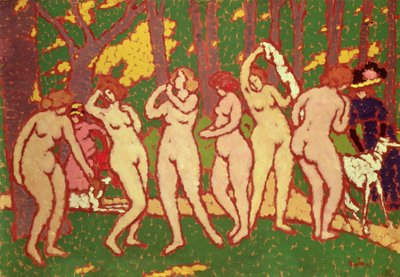 Aktfiguren in einem Park, 1910 von József Rippl Rónai
