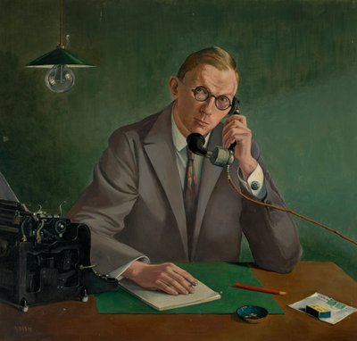 Bildnis Dr. E. Müller-Kamp von Käthe Hoch