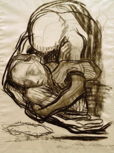 Der Tod nimmt eine Frau zu sich von Käthe Kollwitz