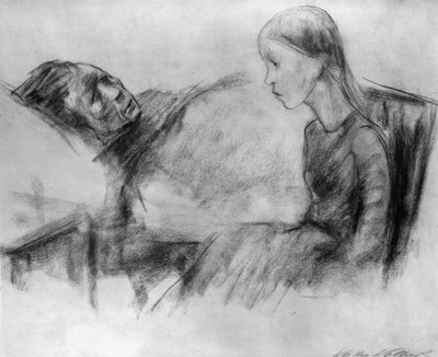Die kranke Mutter von Käthe Kollwitz