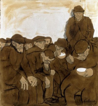 In den Wärmehallen von Käthe Kollwitz