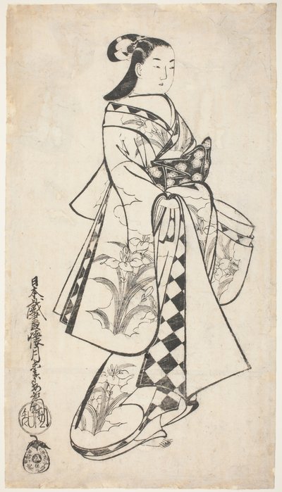 Stehende Schönheit von Kaigetsudo Anchi