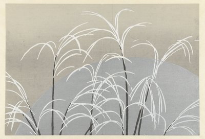 Mond und Gras von Kamisaka Sekka