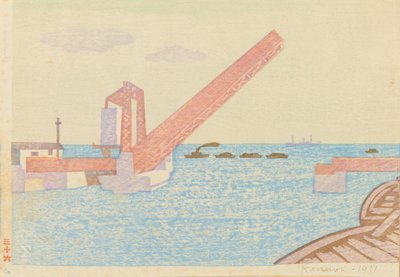 Shibaura-Zugbrücke von Kanenori Suwa
