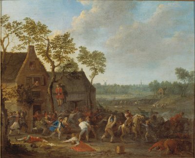 Farmraub, ca. 1710. von Karel Breydel