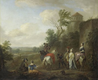 Eine Jagdgesellschaft von Karel van Falens