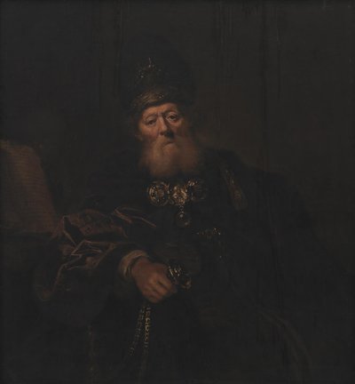 Aaron als Hohepriester von Karel van III Mander