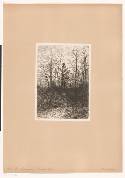 Waldlandschaft von Karl Buchholz
