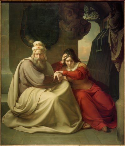 Das trauernde Königspaar von Carl Friedrich Lessing