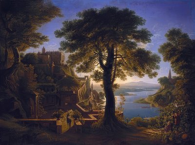 Schloss am Strom von Karl Friedrich Schinkel