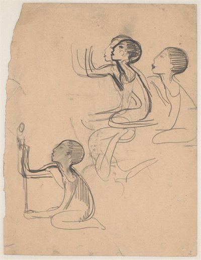 Studien zu "Junge, der pflanzt" ("Hoppat") von Karl Isakson