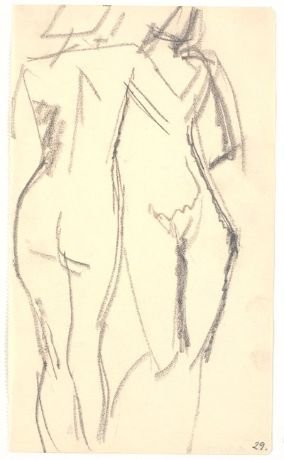 Zwei stehende Modelle von Karl Isakson