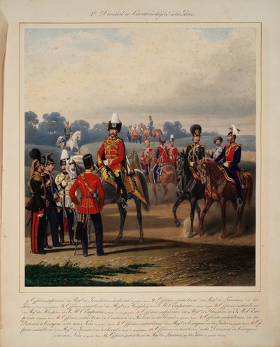Erste Garde-Leichtkavalleriedivision, 1867 von Karl Karlovich Piratsky