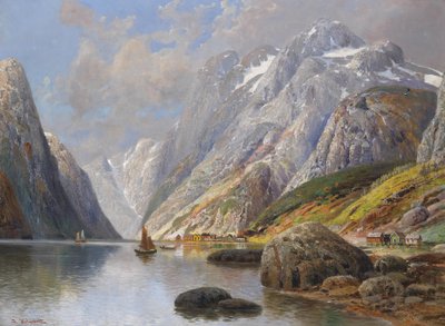 Fjordlandschaft von Karl Kaufmann