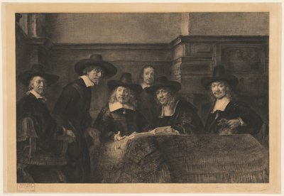 Die Staalmeesters, nach Rembrandt von Karl Köpping