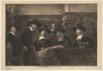 Die Staalmeesters, nach Rembrandt von Karl Köpping