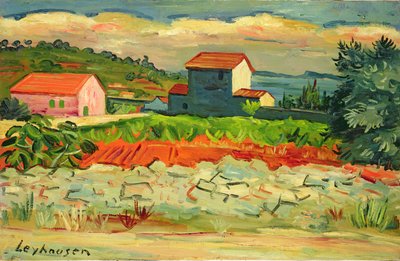 Landschaft bei Sanary, II von Karl Leyhausen
