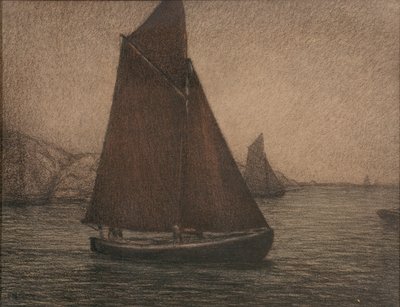 Netzfischerboote von Karl Nordström