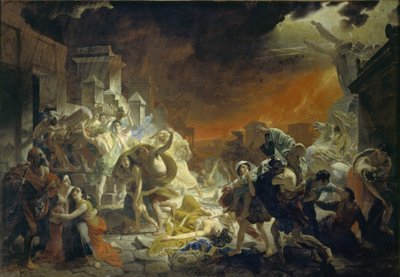 Der letzte Tag von Pompeji, 1833 von Karl Pavlovich Bryullov