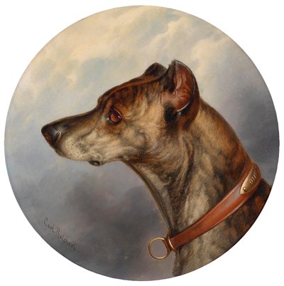 Hundeporträt von Karl Reichert