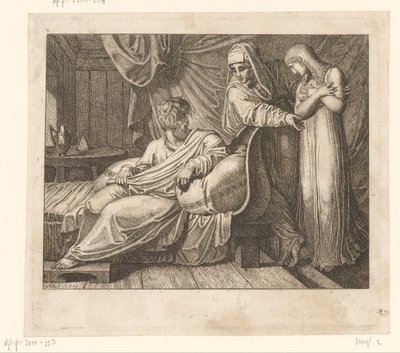 Sara stellt Hagar Abraham vor von Karl Russ