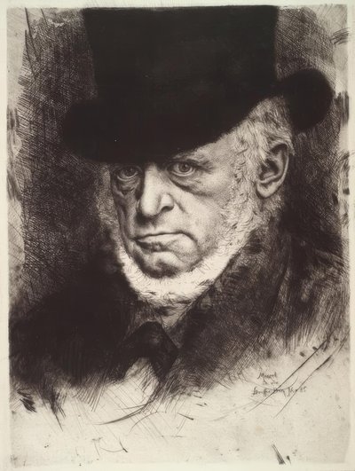 Adolph von Menzel / K. Stauffer-Bern von Karl Stauffer Bern