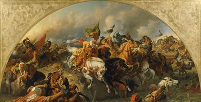 Die Schlacht bei Zenta 1697 von Karl von Blaas