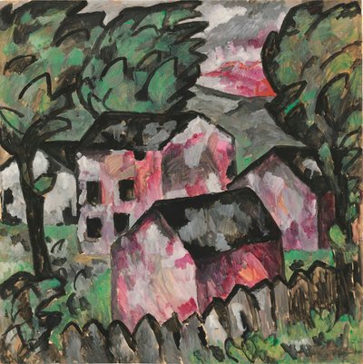 Landschaft, 1911 von Kazimir Severinovich Malevich