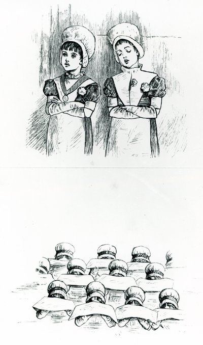 Waisenkinder, ca. 1880 von Kate Greenaway