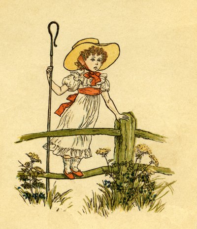 Little Bo-peep hat verloren von Kate Greenaway