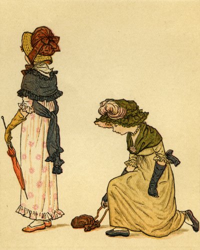 Lucy Locket hat ihre von Kate Greenaway