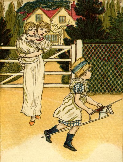 Reite ein Steckenpferd illustriert von Kate Greenaway