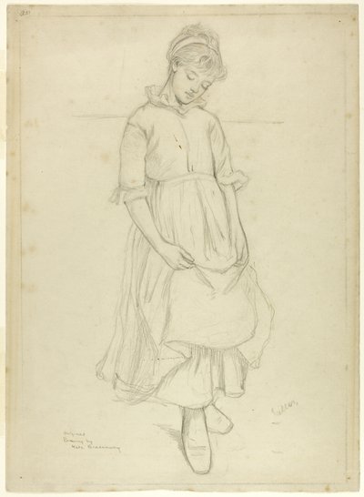 Stehendes Mädchen von Kate Greenaway