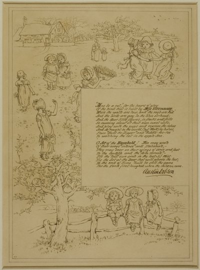 Studie für Heimschönheit von Kate Greenaway