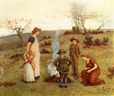 Das Stockfeuer von Kate Greenaway