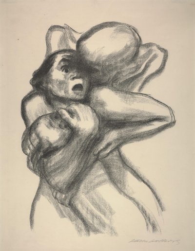Der Tod ergreift eine Mutter von Käthe Kollwitz