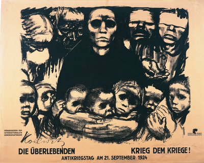 Plakat für den Antikriegstag von Käthe Kollwitz