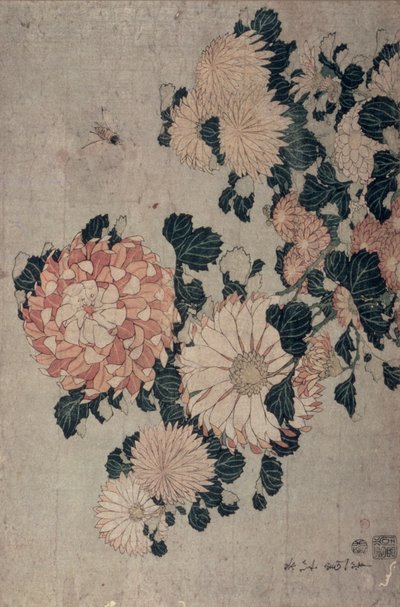 Chrysanthemen von Katsushika Hokusai