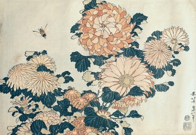 Chrysanthemen von Katsushika Hokusai