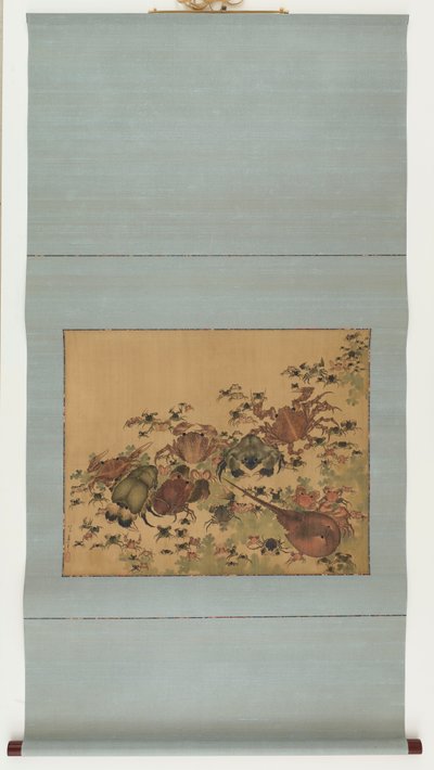Krustentiere, Edo-Periode, 1825-1830 von Katsushika Hokusai