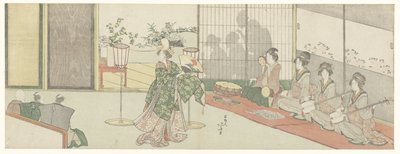 Tanzvorführung von Katsushika Hokusai
