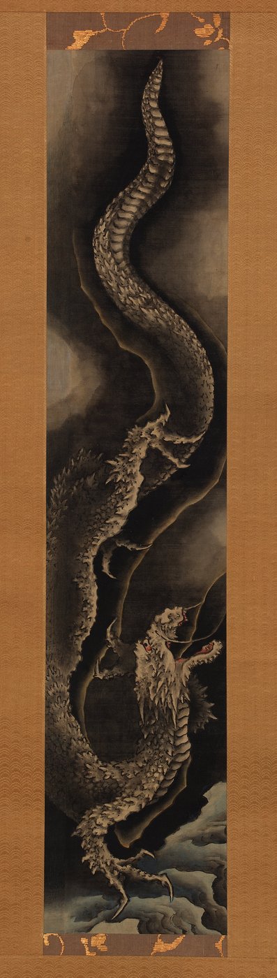 Absteigender Drache von Katsushika Hokusai