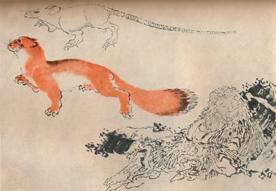 Zeichnung von Hokusai, um 1780-1849, 1929 von Katsushika Hokusai