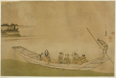 Fähre von Katsushika Hokusai