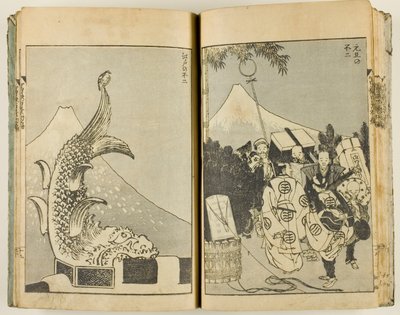 Hundert Ansichten des Berges Fuji von Katsushika Hokusai