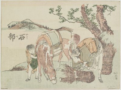 Ishibe, 1799-1802 von Katsushika Hokusai