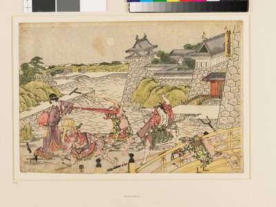 Kanadehon Chushingura Akt III von Katsushika Hokusai