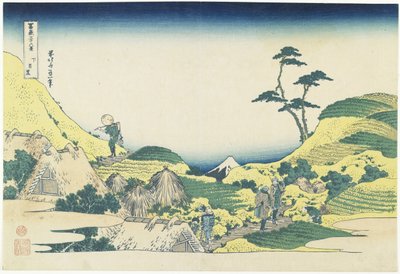 Unteres Meguro, 1831-1834 von Katsushika Hokusai