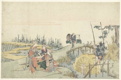 Reis pflanzen von Katsushika Hokusai