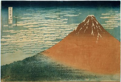 Südwind und klarer Morgen von Katsushika Hokusai
